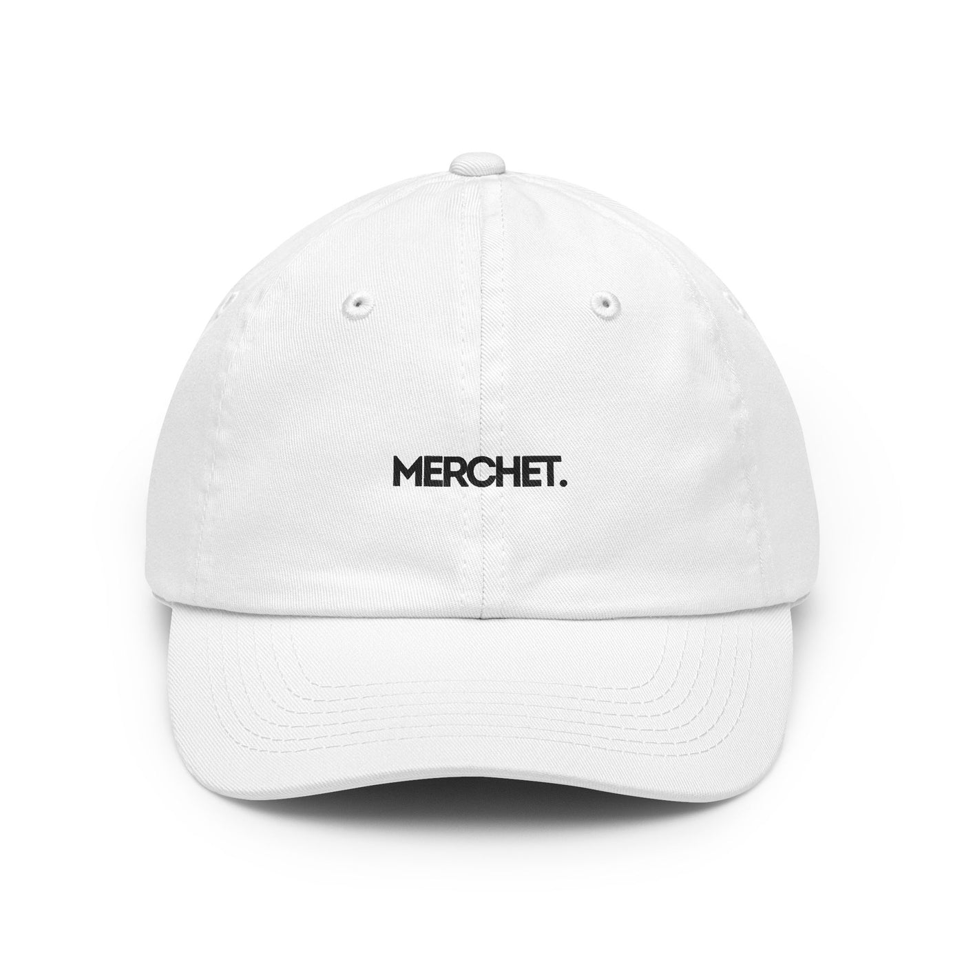 Dad Hat — Minimalist "MERCHET." Embroidered Logo Cap