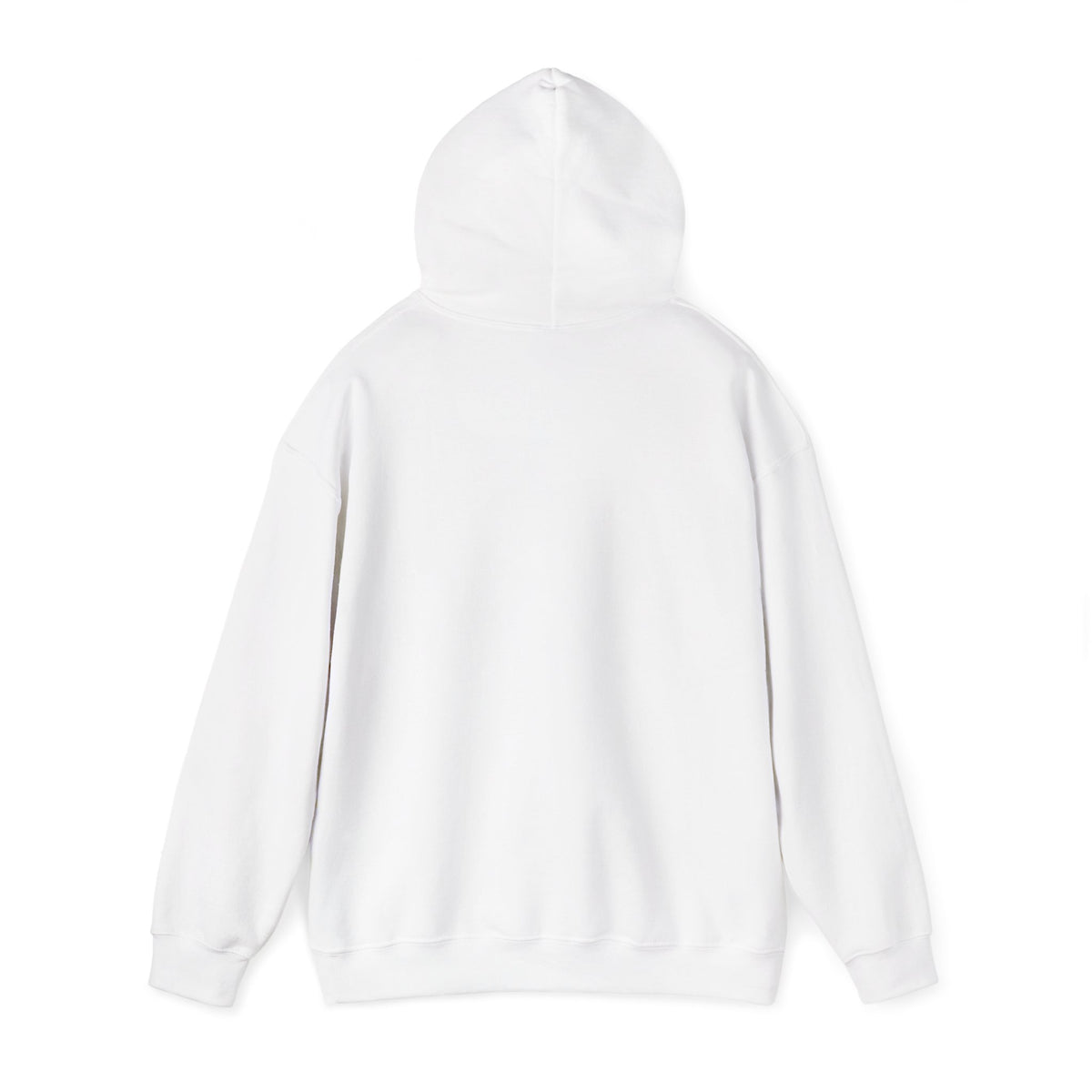 Minimal 'MERCHE.' Chest Logo Hoodie — White Casual Streetwear Pullover