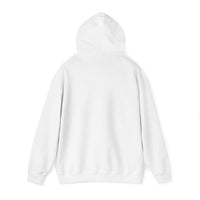 Minimal 'MERCHE.' Chest Logo Hoodie — White Casual Streetwear Pullover