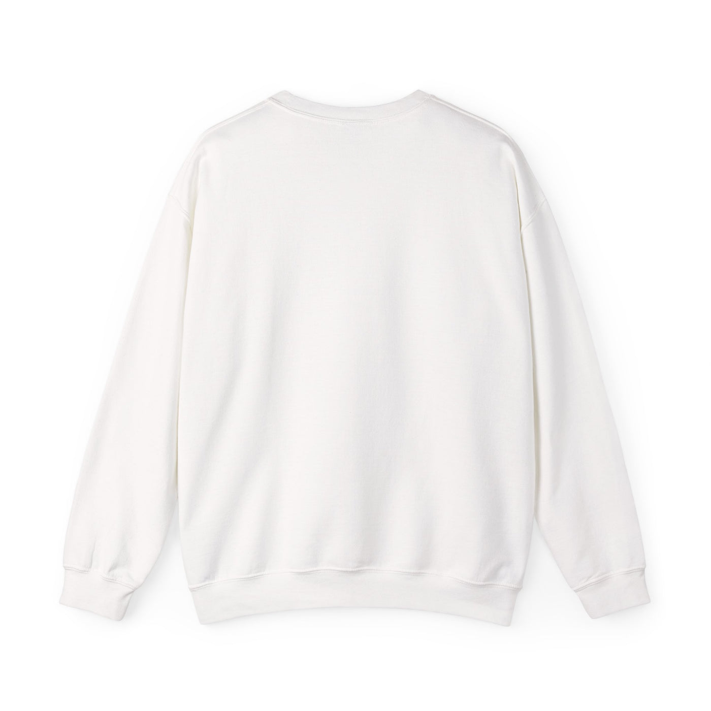 Crewneck Sweatshirt — Minimal "MERCHET." Chest Logo, Clean White Cozy Pullover