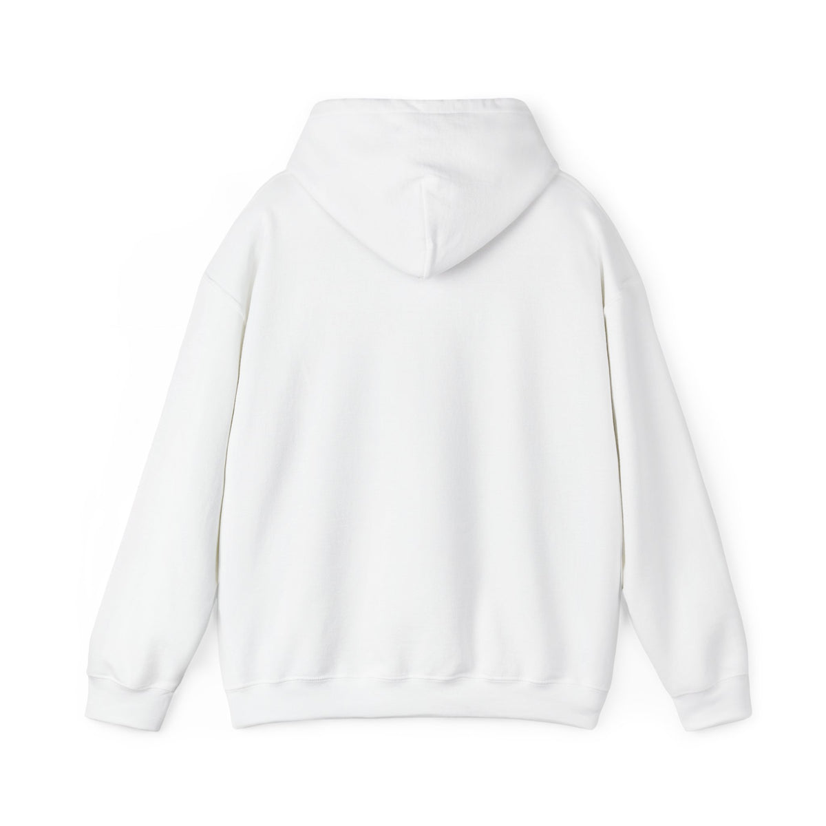 Minimal 'MERCHE.' Chest Logo Hoodie — White Casual Streetwear Pullover