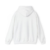 Minimal 'MERCHE.' Chest Logo Hoodie — White Casual Streetwear Pullover