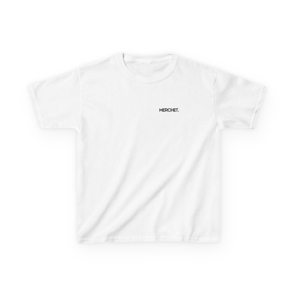 Kids Tee — Minimal 'Hero' Chest Logo Cotton Shirt